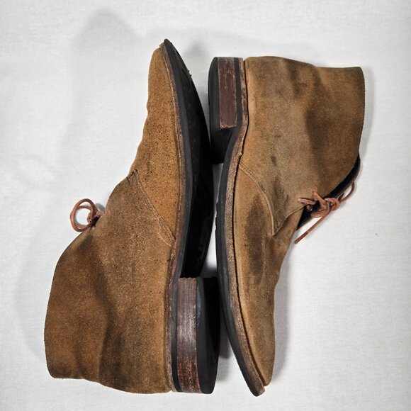 THURSDAY BOOT CO. The Scout Chukka Cognac Suede Thrusted Boots Men's Size 10.5. - Picture 7 of 17